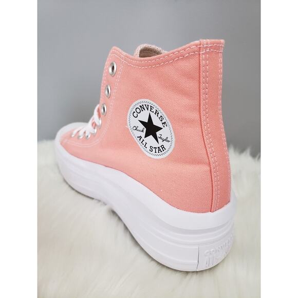 NEW Women's Converse CT Star Move Lift High Shoes A03544C Flamingo Pink 571631C - Picture 4 of 7